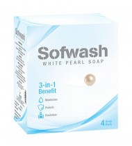SOFWASH WHITE PEARL SOAP (75GX4)