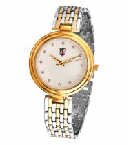 STONE EMBEDDED  GOLD  WITH MESH METAL STRAP